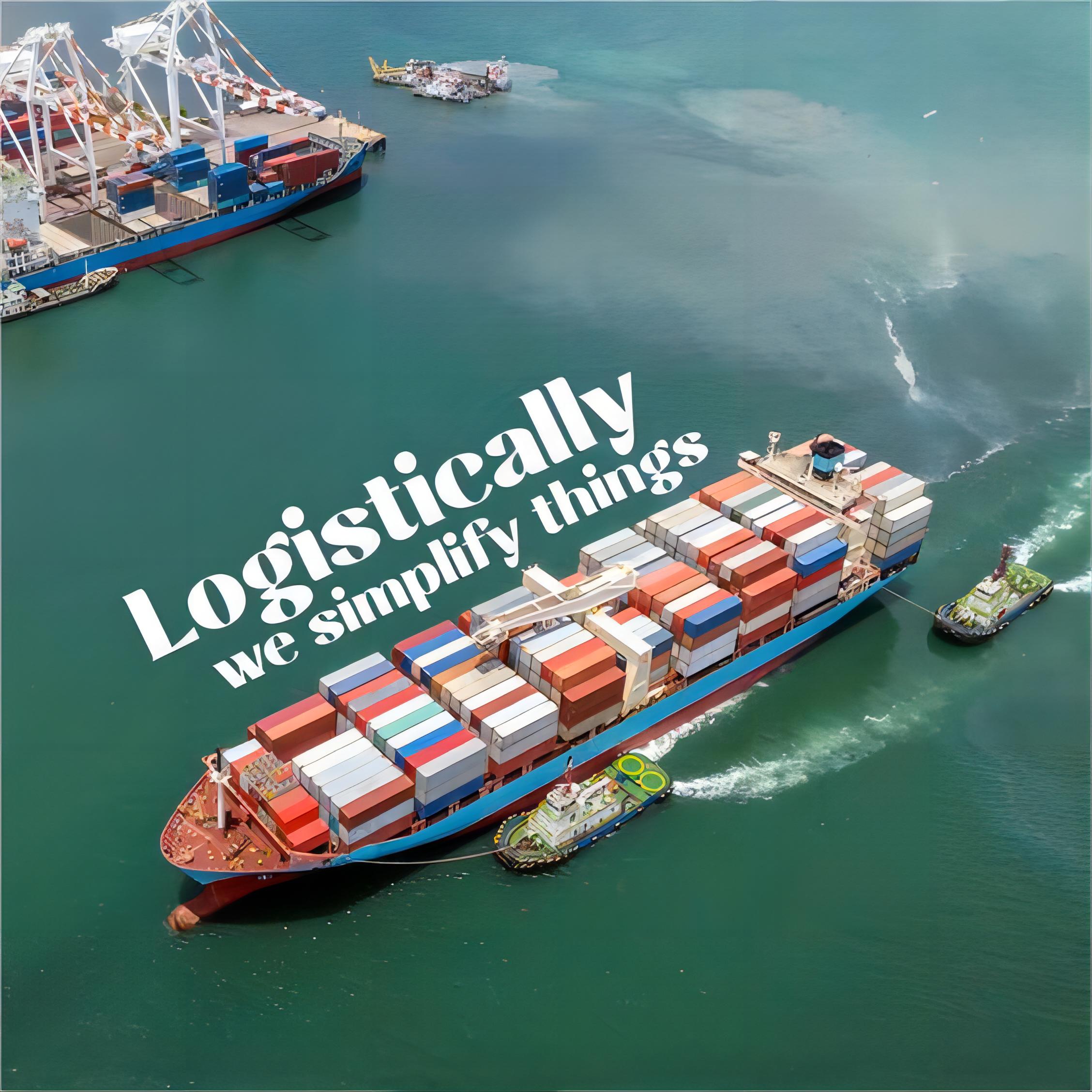 Warehouse worker managing LCL cargo for sea freight