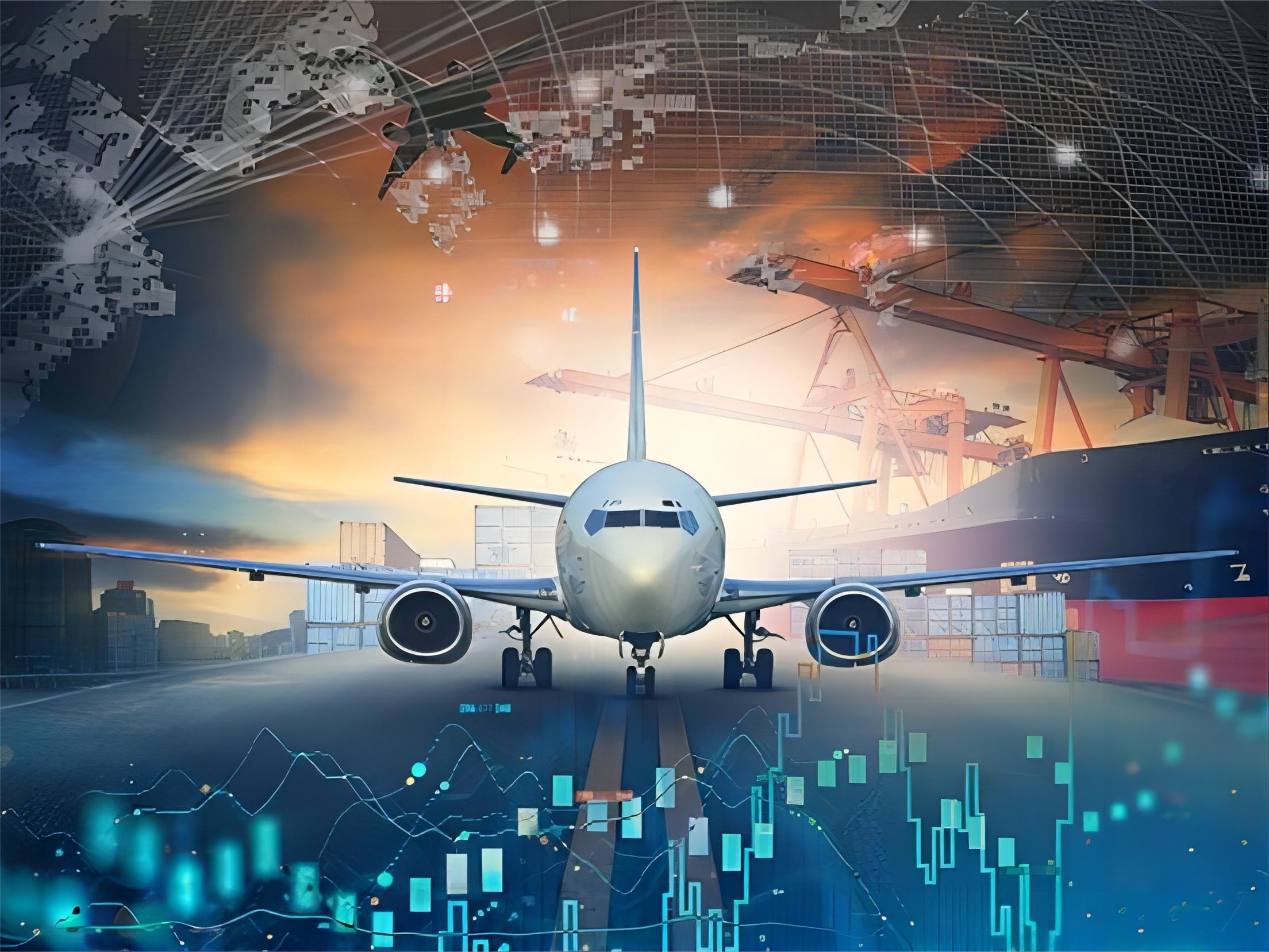 Shipping container being loaded for Mexico delivery