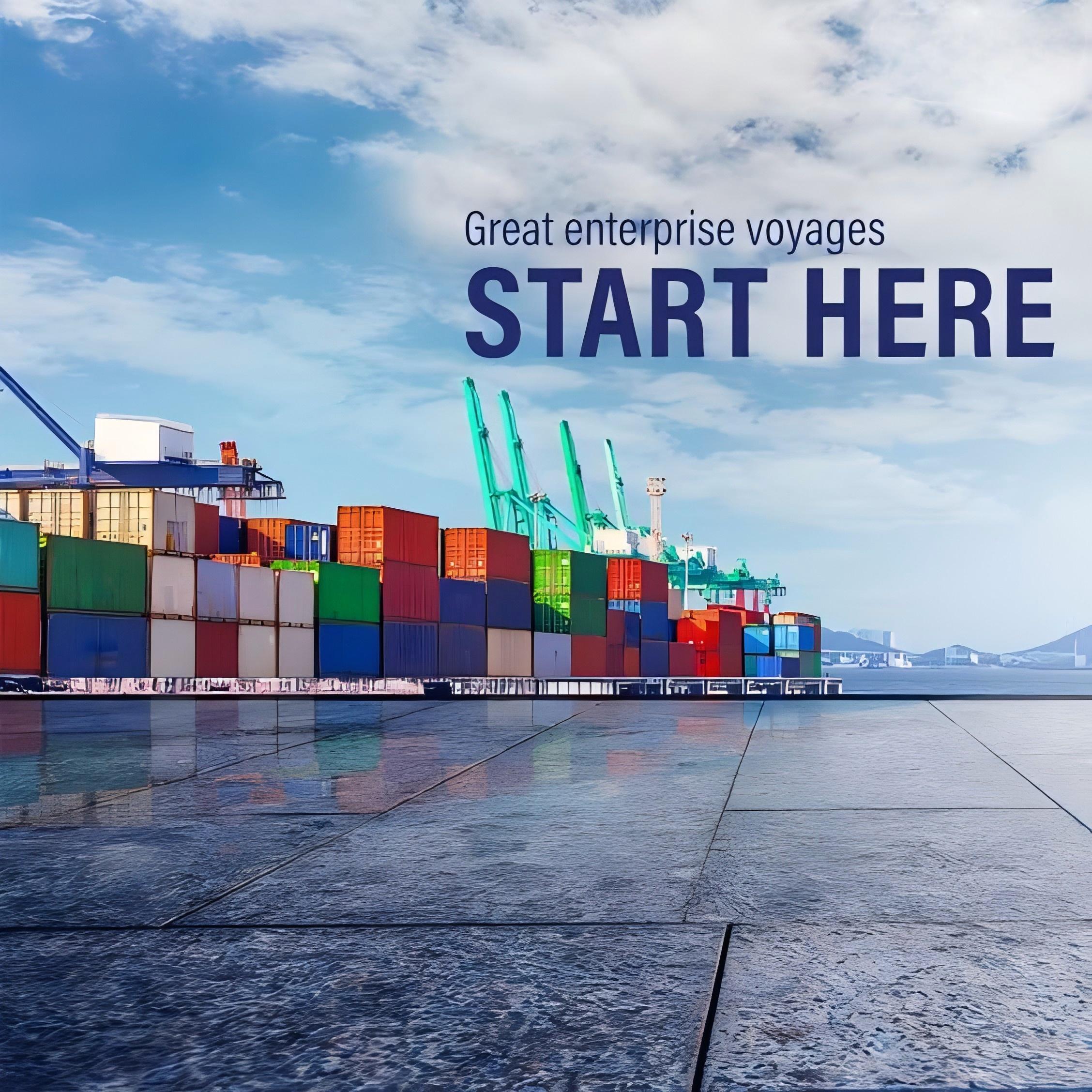Large container ship preparing for bulk transport to Europe