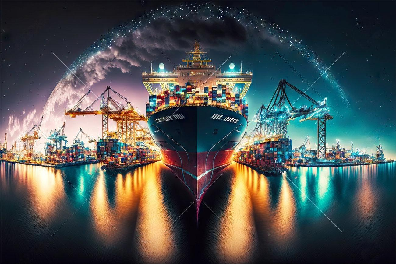 Logistics chain visualization for China to Europe shipping