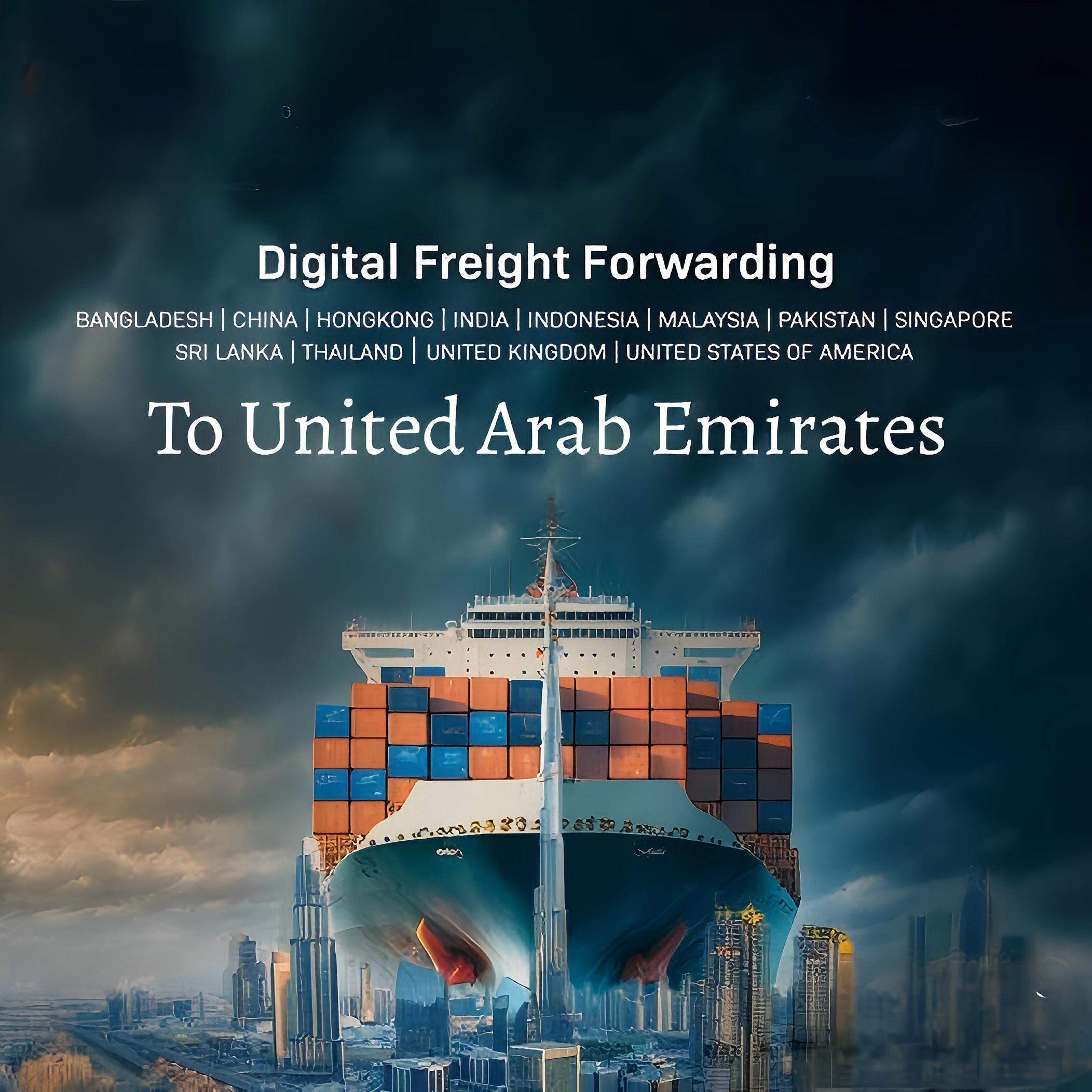 shipping from china to uae dubai cost